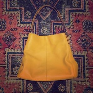 Genuine Leather Coach Edie Bag